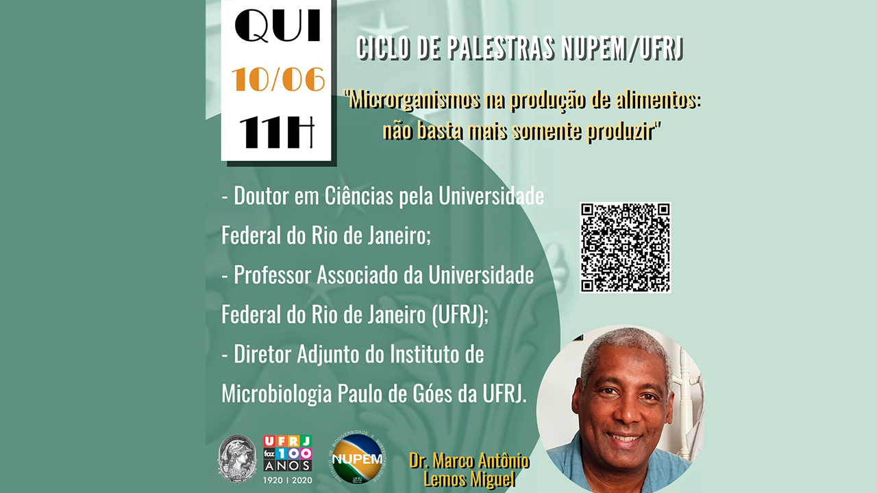 Read more about the article Ciclo de Palestras do NUPEM recebe o Dr. Marco Antônio Lemos Miguel
