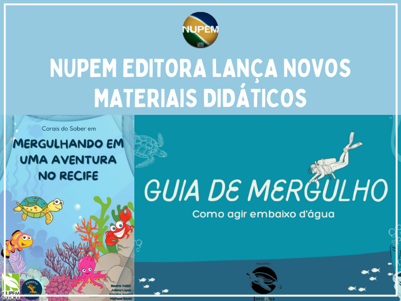 Read more about the article NUPEM EDITORA LANÇA NOVOS MATERIAIS DIDÁTICOS