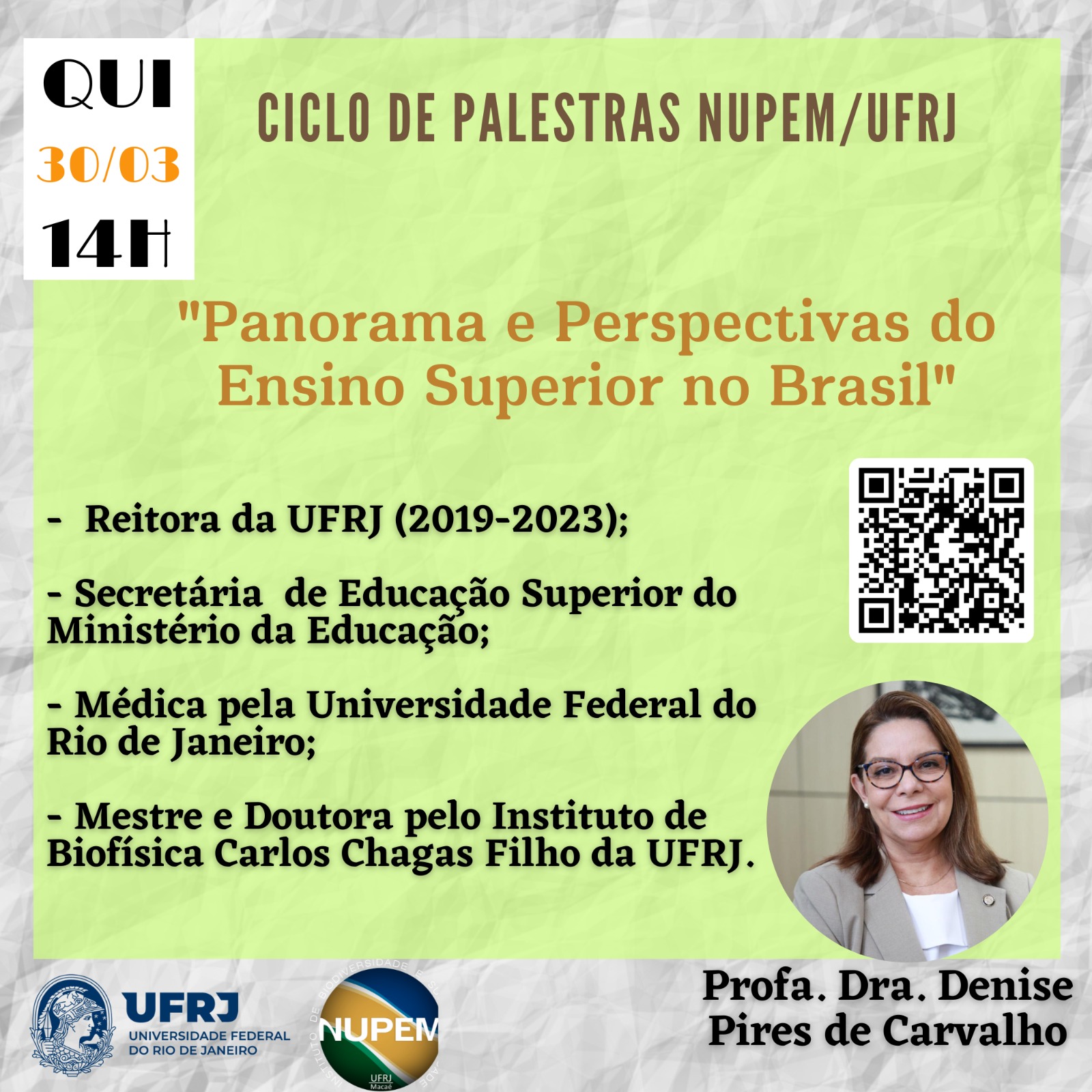 Read more about the article Ciclo de Palestras NUPEM/UFRJ (30/03/23)