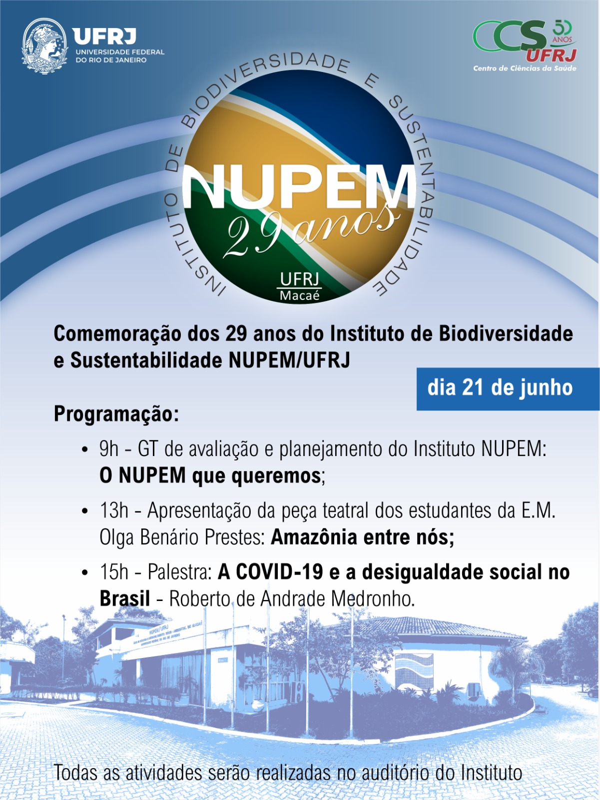 Leia mais sobre o artigo NUPEM COMEMORA 29 ANOS