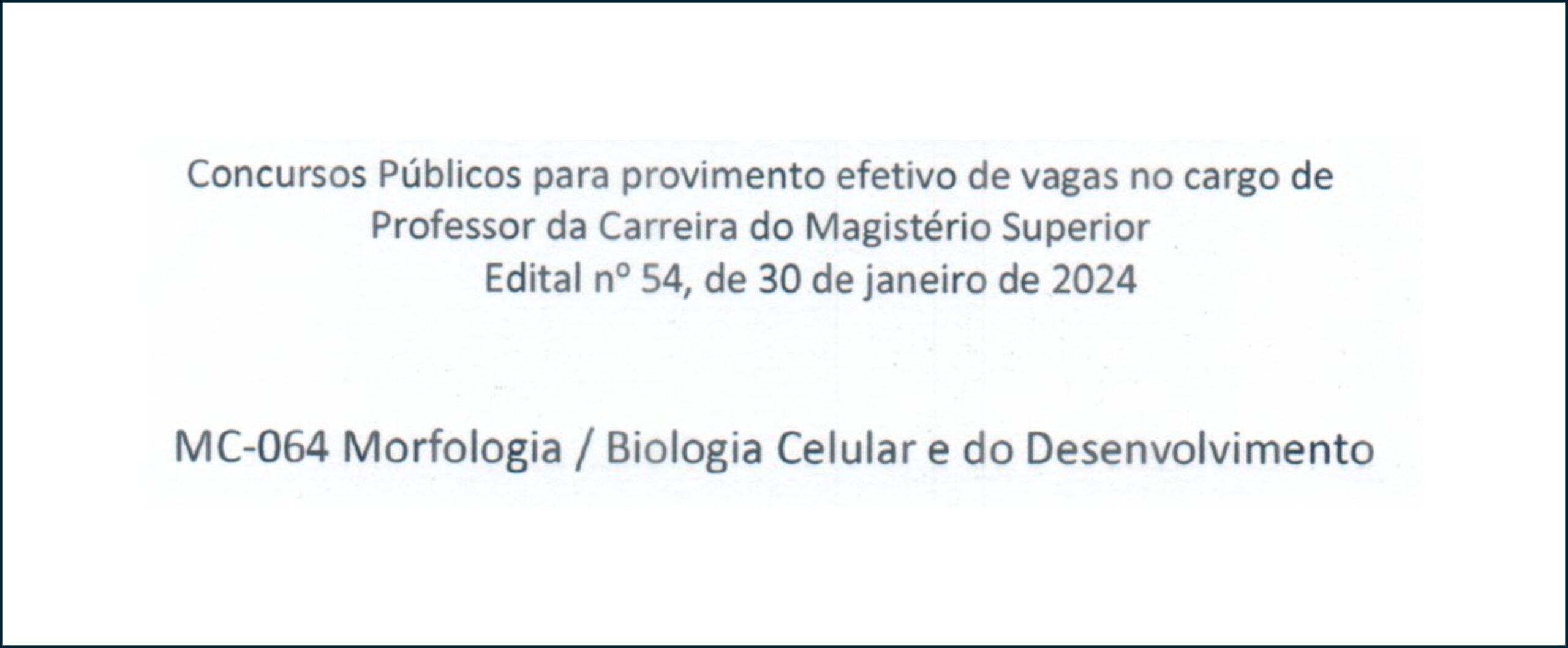 No momento, você está visualizando Publicação dos resultados do concurso docente