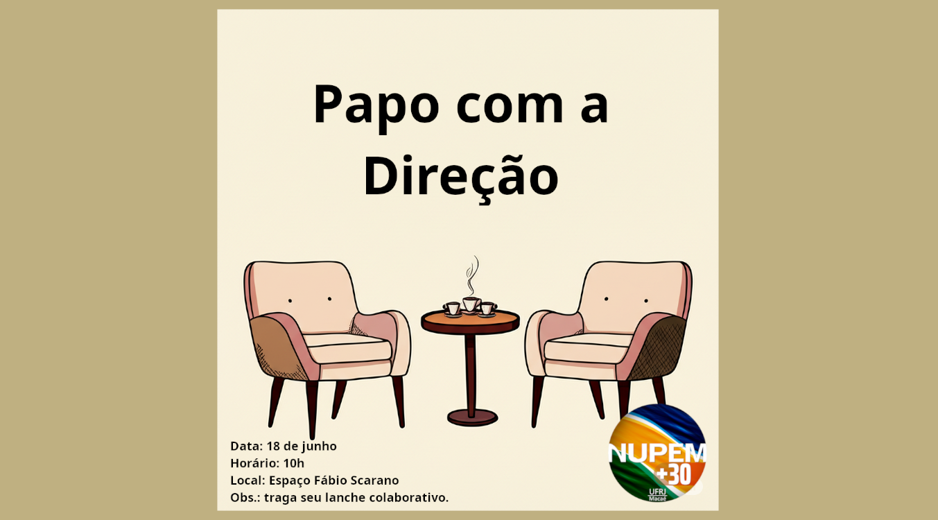 No momento, você está visualizando PAPO COM A DIREÇÃO – DIA 18 DE JUNHO ÀS 10h